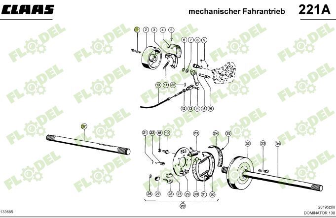 Planetara dreapta combina CLAAS 602009
