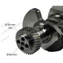Arbore cotit motor tractor FENDT F312.200.310.010