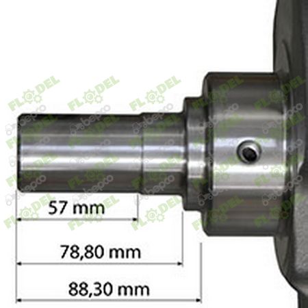 Arbore motor cu pinion tractor John Deere RE44468