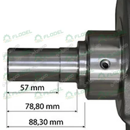 Arbore motor cu pinion tractor John Deere RE44468