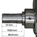 Arbore motor cu pinion tractor John Deere RE44468