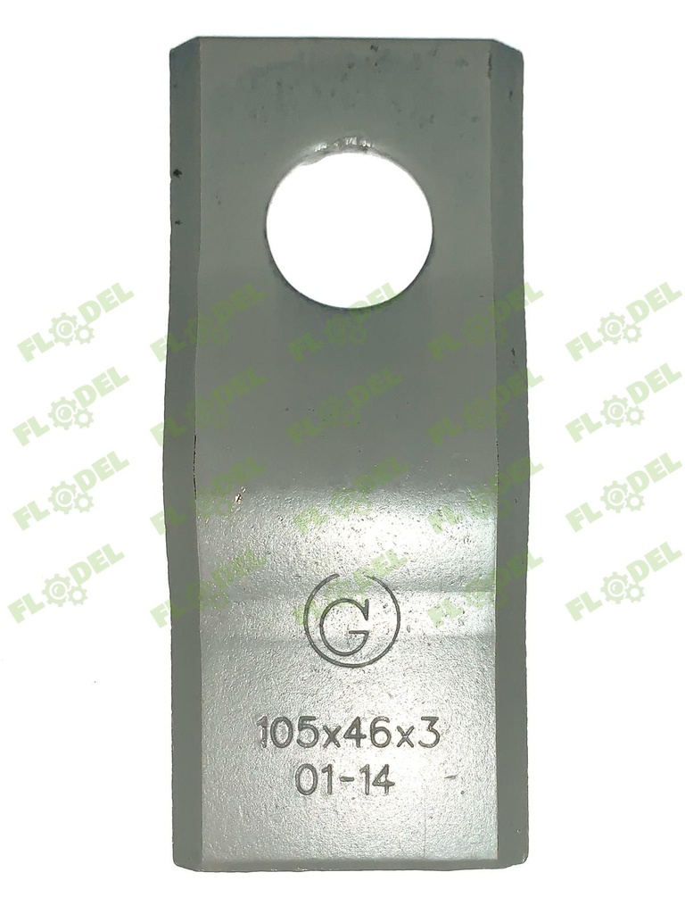 Cutit cositoare 105 x 46xØ-21