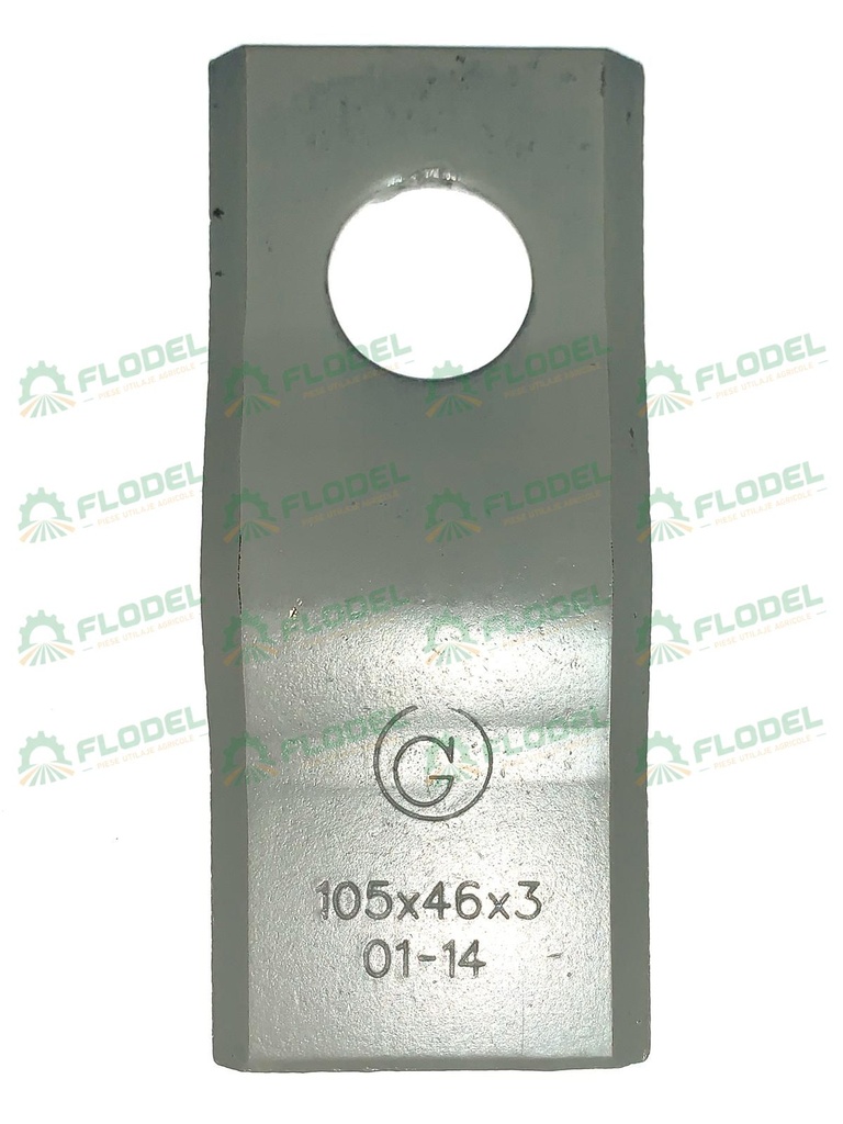 Cutit cositoare 105 x 46xØ-21