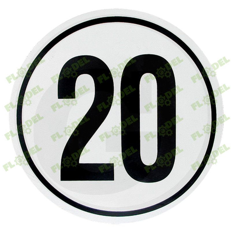 Abtibild - limitare viteza 20km