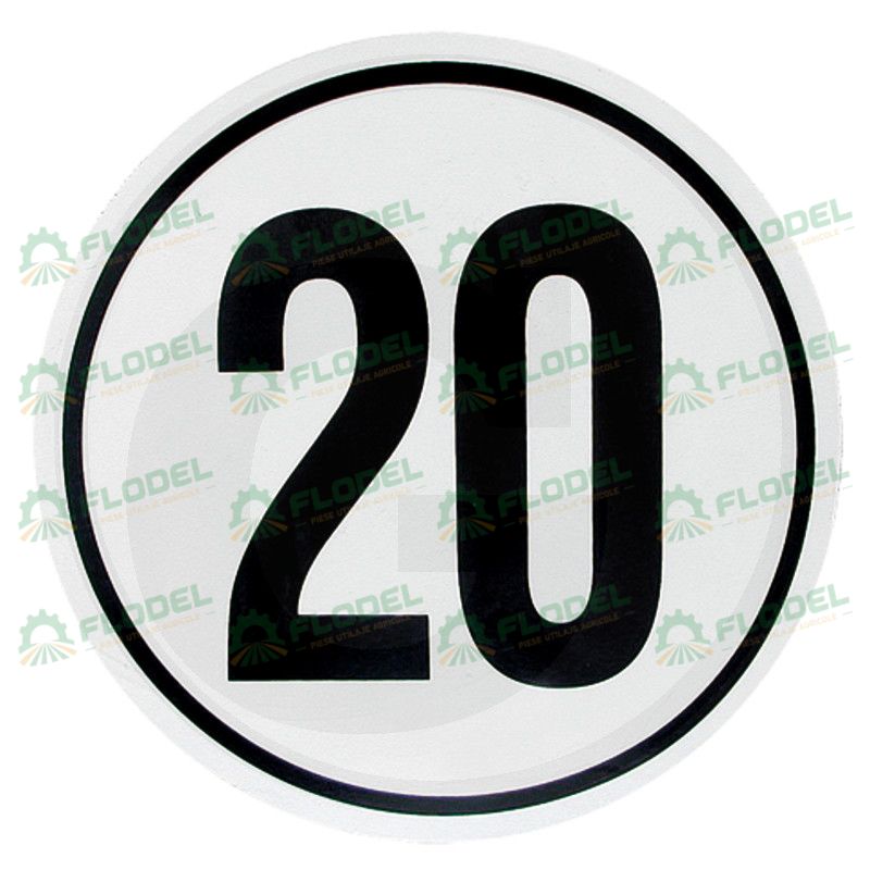 Abtibild - limitare viteza 20km