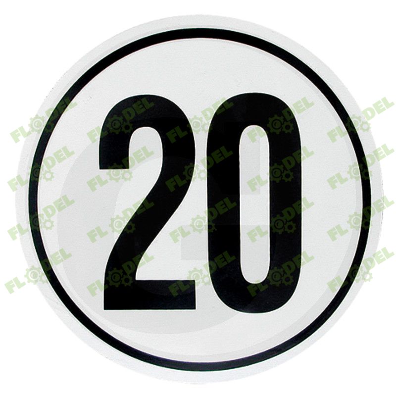Abtibild - limitare viteza 20km