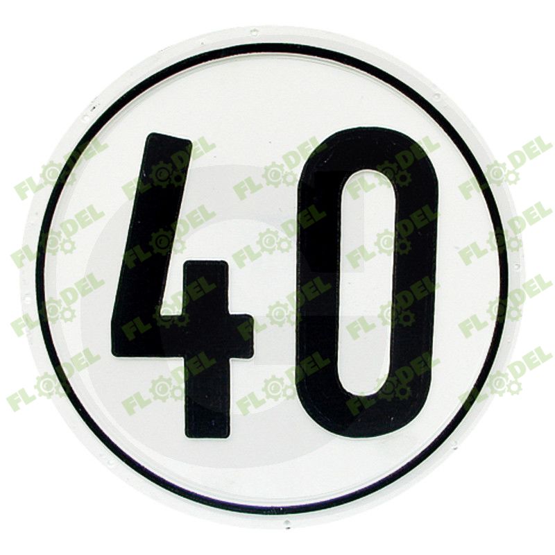 Abtibild - limitare viteza 40km