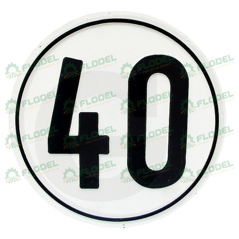 Abtibild - limitare viteza 40km