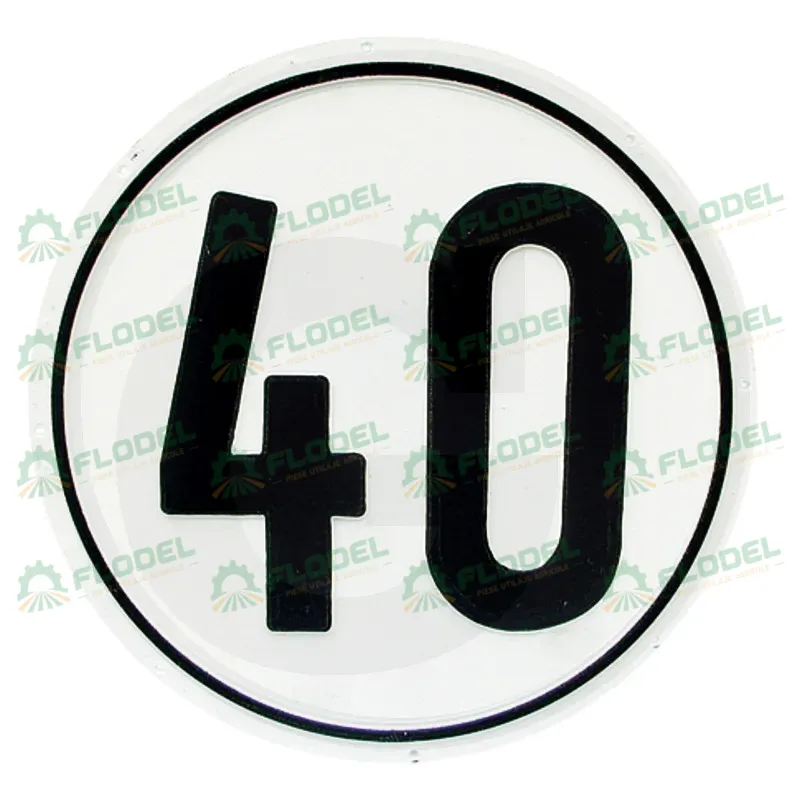 Abtibild - limitare viteza 40km