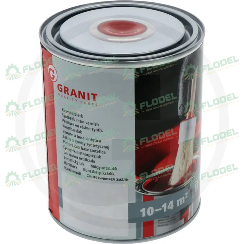 Vopsea cu intaritor Rosu CASE IH 1l GRANIT