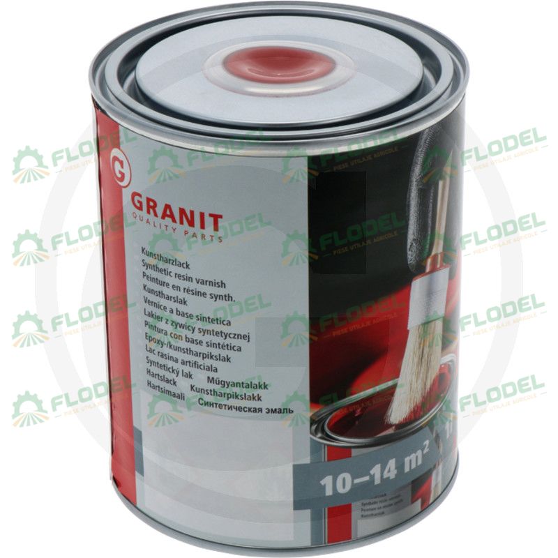 Vopsea cu intaritor Rosu CASE IH 1l GRANIT