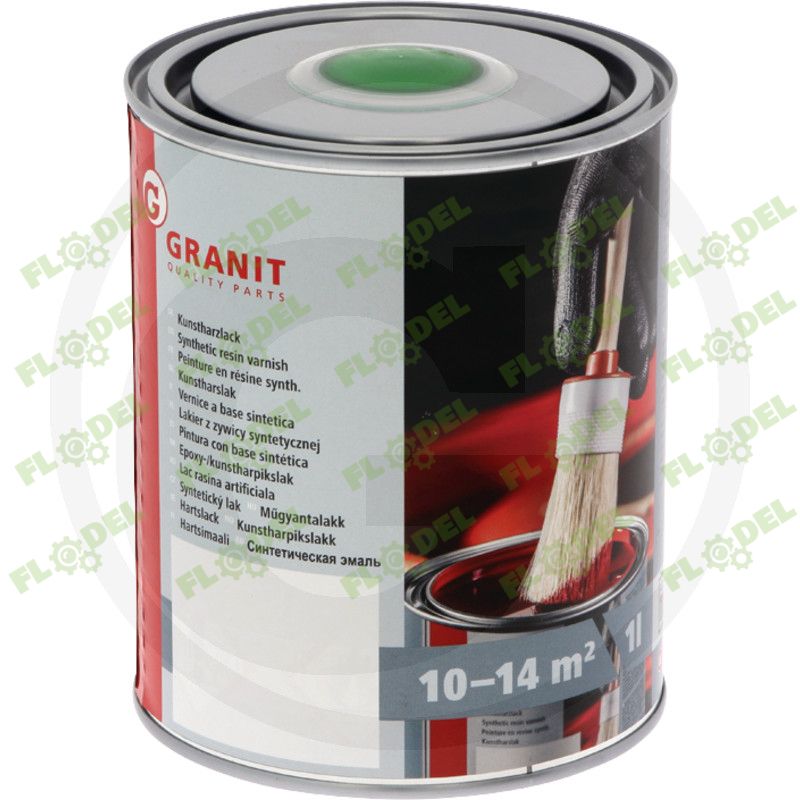 Vopsea cu intaritor  Verde DEUTZ 1L GRANIT