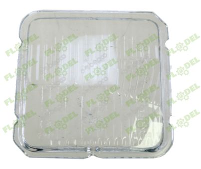 Sticla far tractor Same 125x125mm