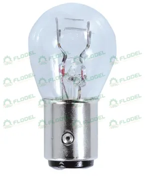 Bec semnalizare alb - bec sferic 12V 21W  BA15S ECO