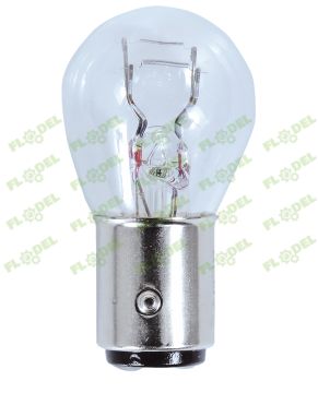 Bec semnalizare alb - bec sferic 12V 21W  BA15S ECO