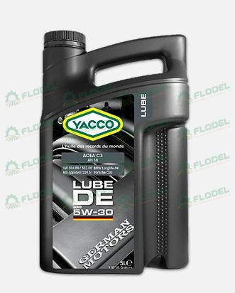 Ulei motor YACCO LUBE DE 5W30, 5L