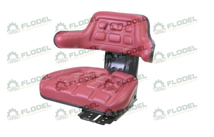 Scaun cu cotiera 3 reglaje - Rosu