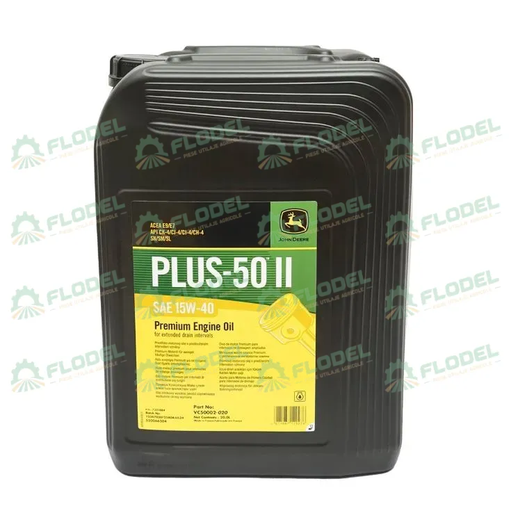 Ulei motor JOHN DEERE 15W-40 PLUS 50II  [20 litri]
