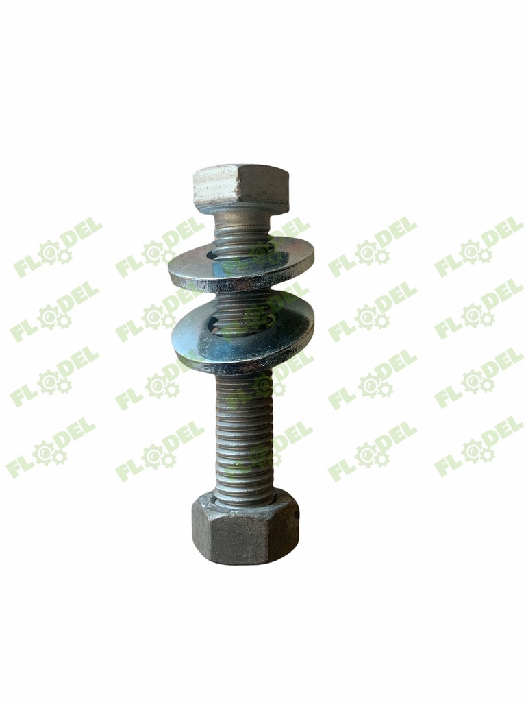 Surub 12x100mm 10.9 + piulita cu opritor + saiba