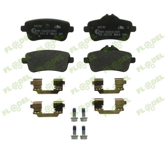 Set placute frana spate 13.0460-2782.2