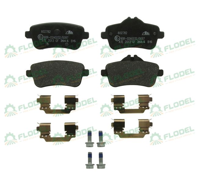 Set placute frana spate 13.0460-2782.2