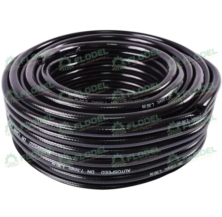Furtun combustibil cu insertie textila fi8 d=7,5mm si D=14,5mm