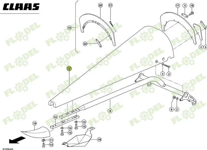 Varf CLAAS CONSPEED 0009978481 Original CLAAS