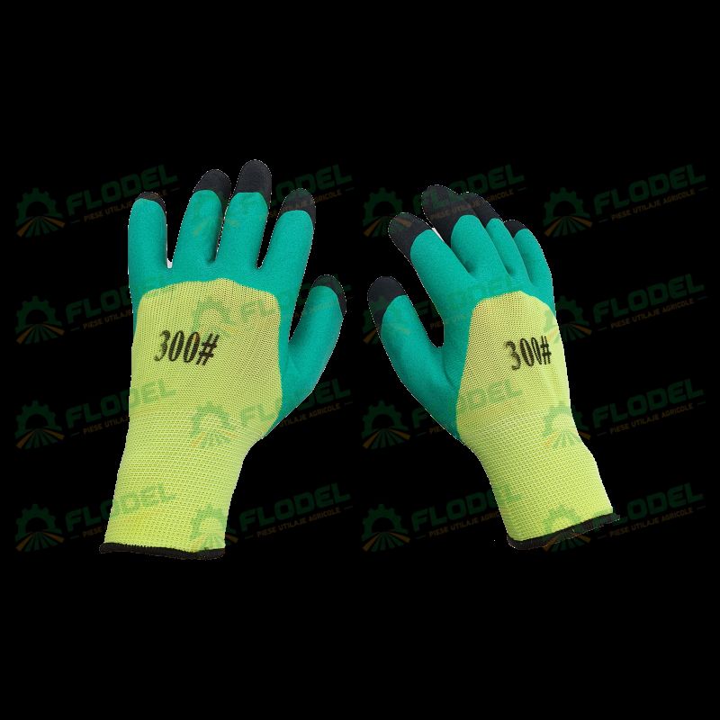 Manusi de protectie cu latex Galben-Verde