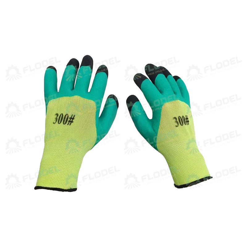 Manusi de protectie cu latex Galben-Verde