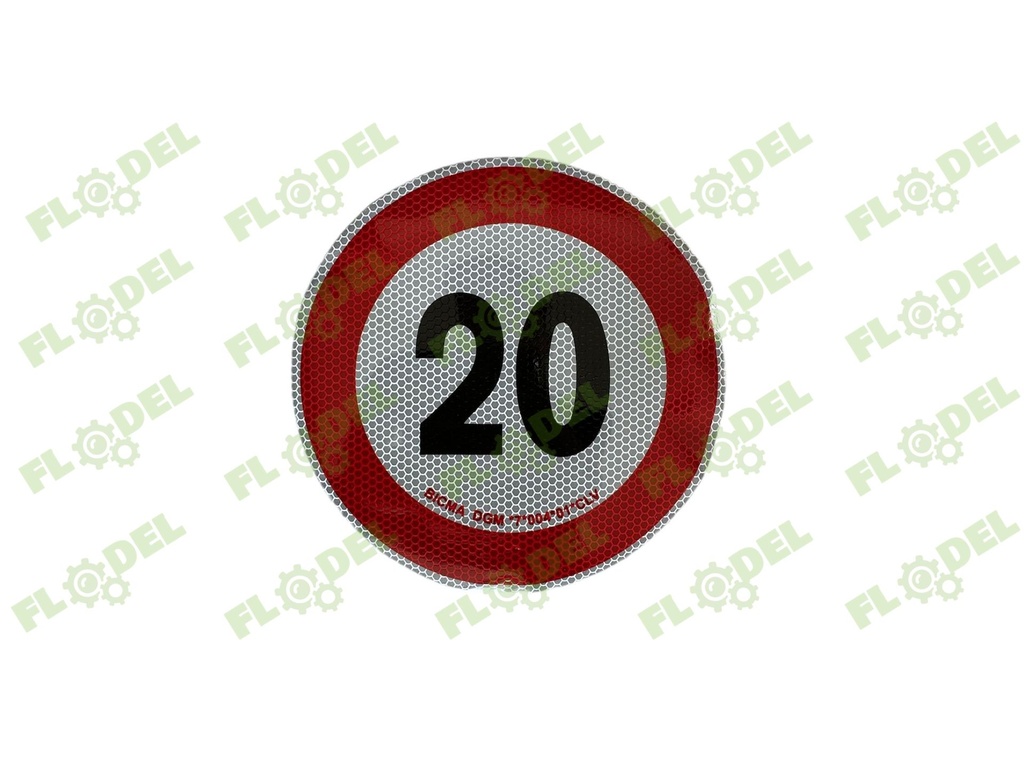 Abtibild - limitare viteza 20 km