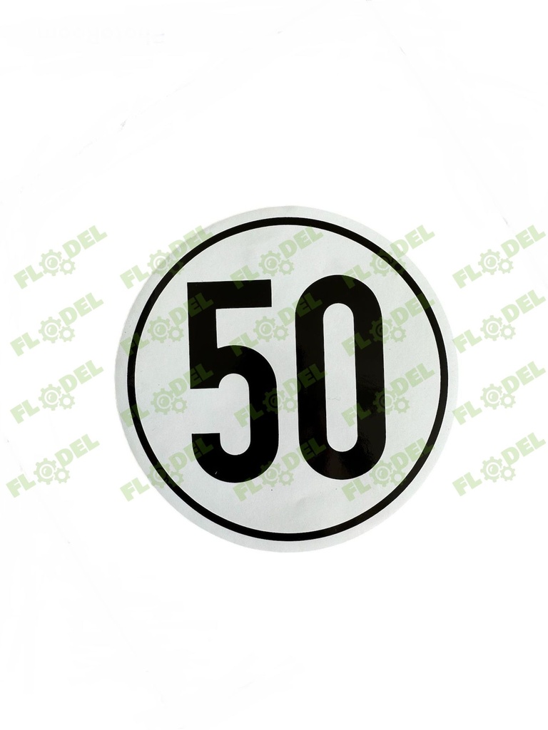 Abtibild - limitare viteza 50km