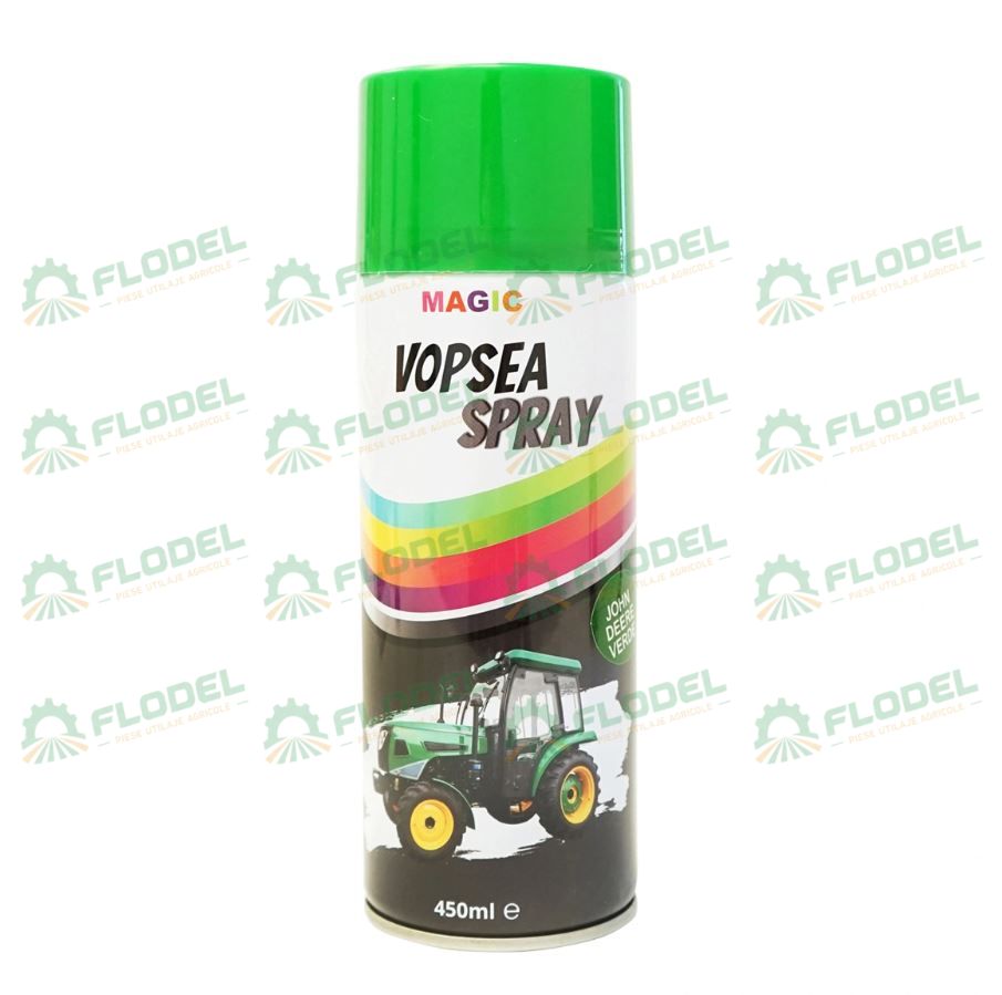 Spray verde John Deere 450ml - vopsea  profesionala cu uscare rapida
