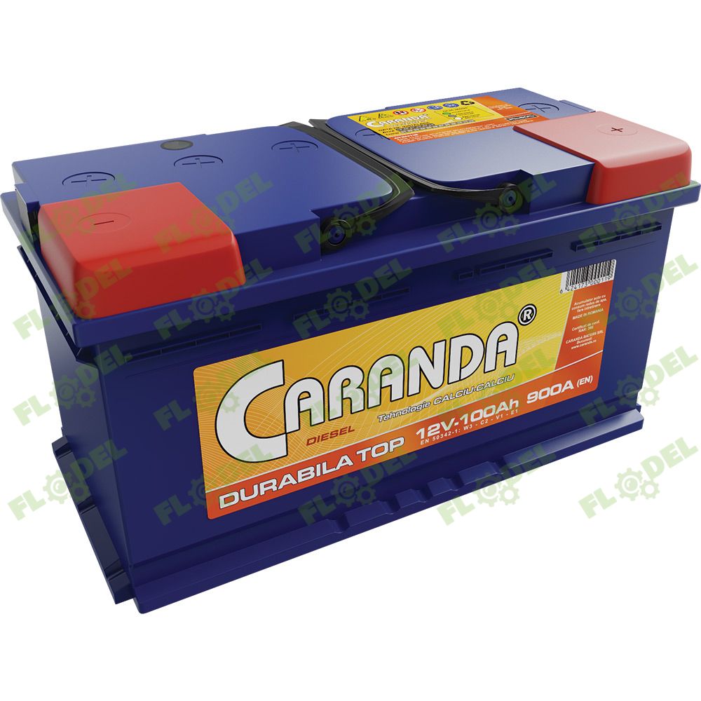 Baterie utilaje agricole Caranda Durabila Top 100Ah 900A