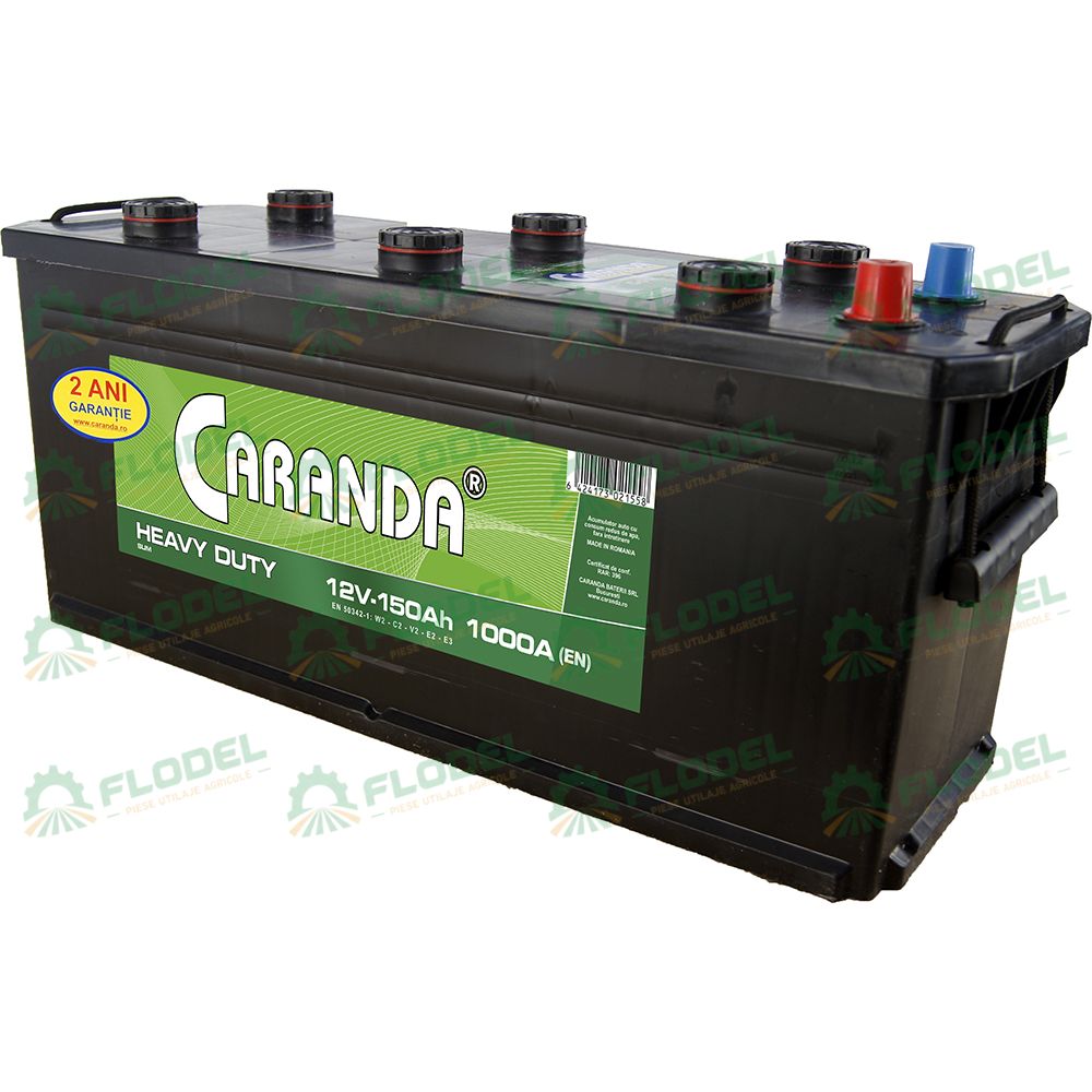 Baterie utilaje agricole Caranda Heavy Duty 150Ah 1000A