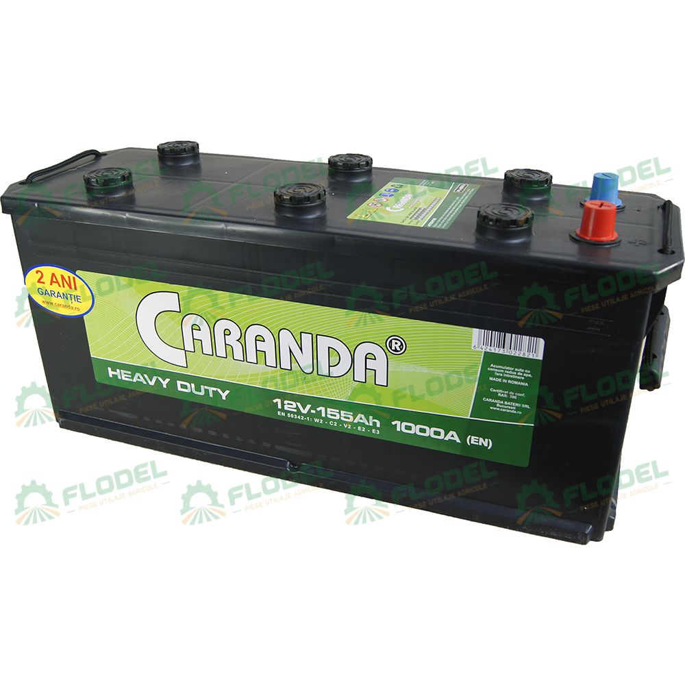 Baterie utilaje agricole Caranda Heavy Duty 155Ah 1000A