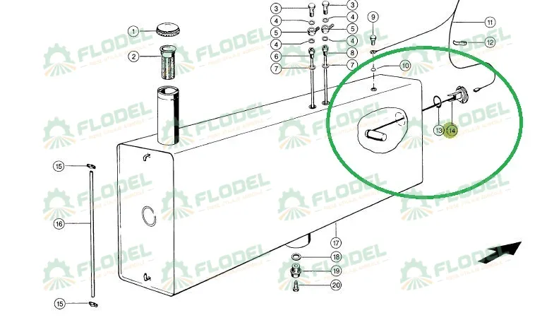 Sonda nivel combustibil CLAAS Original CLAAS 681855