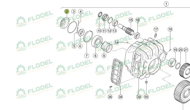 Capac acoperire reductor Original CLAAS TUCANO