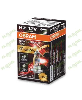 Bec 12V H7 55 W Night Breaker +200% OSRAM