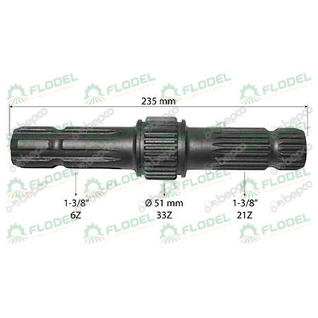 Ax priza de putere tractor John Deere L173283