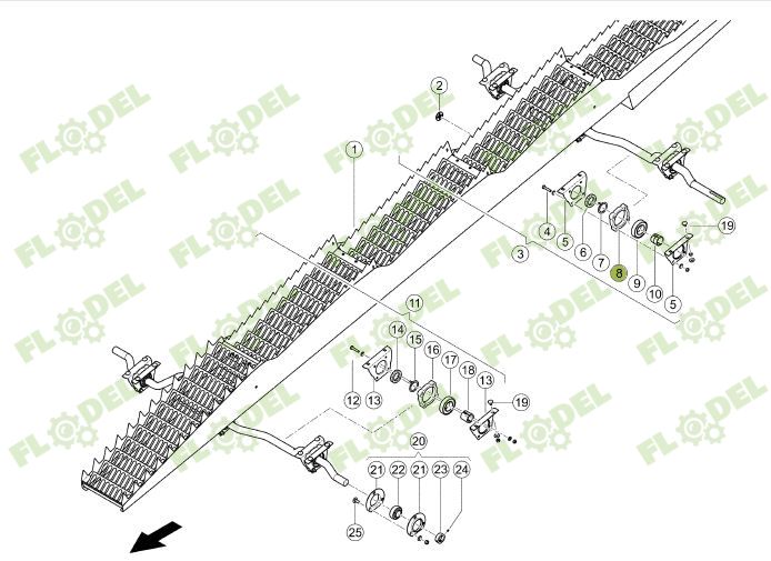 Lagar rulment cai combina CLAAS 726981