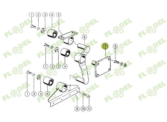 Suport bucsa silentbloc CLAAS 647448 Original CLAAS