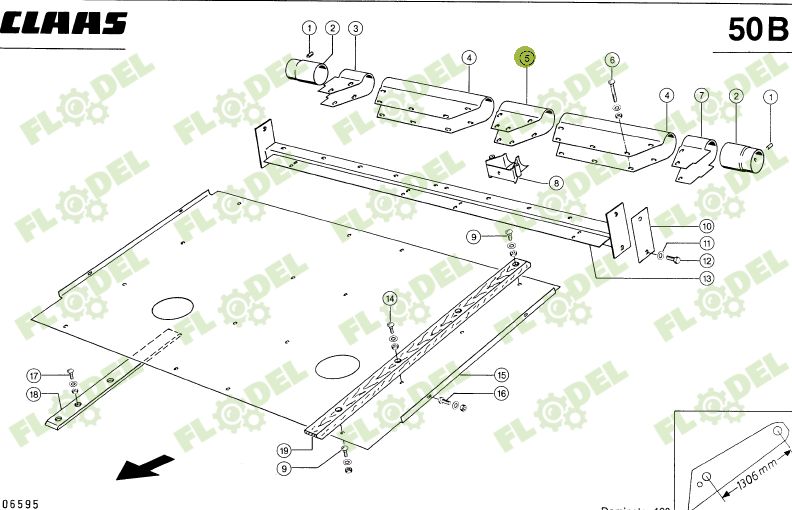 Aparatoare ax gura alimentare Original CLAAS 650799