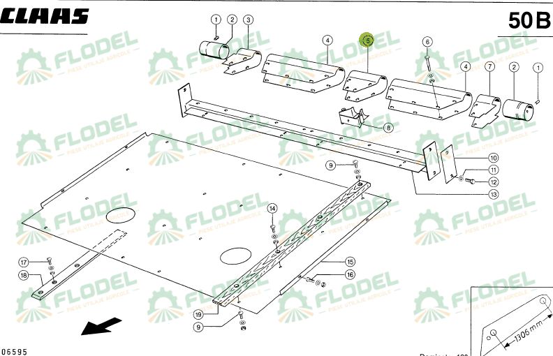 Aparatoare ax gura alimentare Original CLAAS 650799