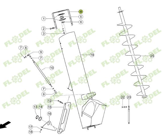 Flansa original CLAAS 0023155341