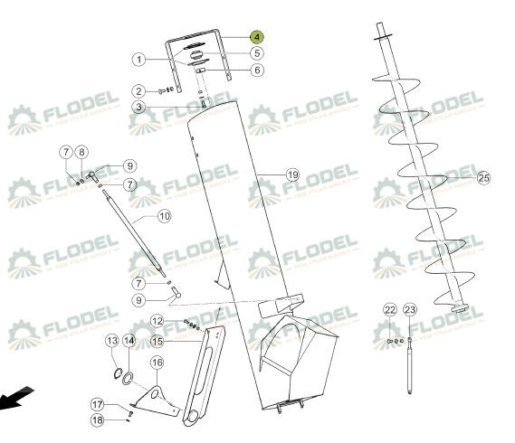 Flansa original CLAAS 0023155341