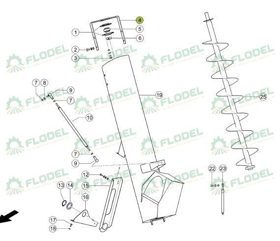 Flansa original CLAAS 0023155341