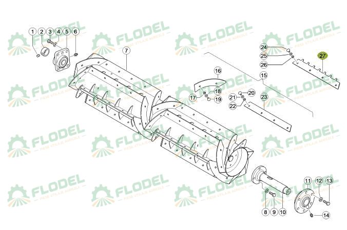 Bara dintata postbabator CLAAS LEXION 777628