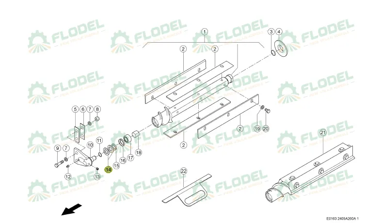 Saiba reglaj CLAAS 313207 Original CLAAS