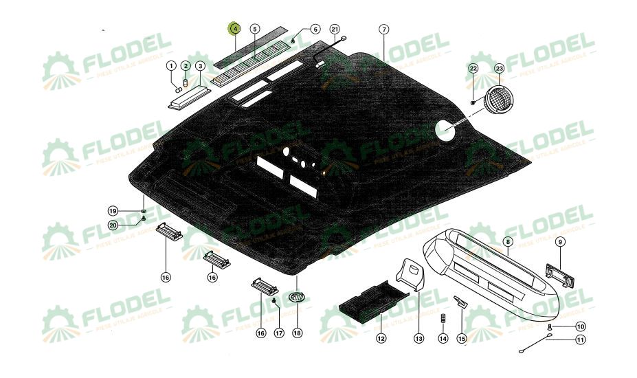 Filtru cabina combina CLAAS LEXION 622844