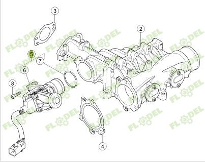Ventil - Supapa EGR original CLAAS 0019971951